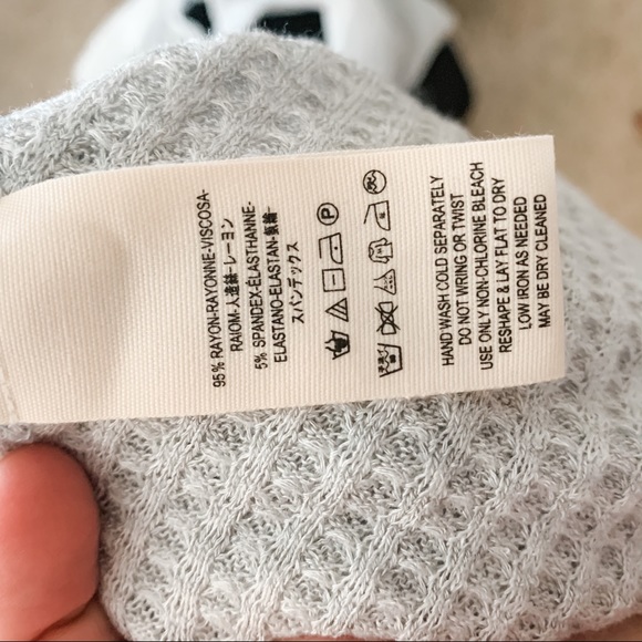 We The Free Cowl Neck Knit Swing It Tank L Gray - Picture 8 of 8